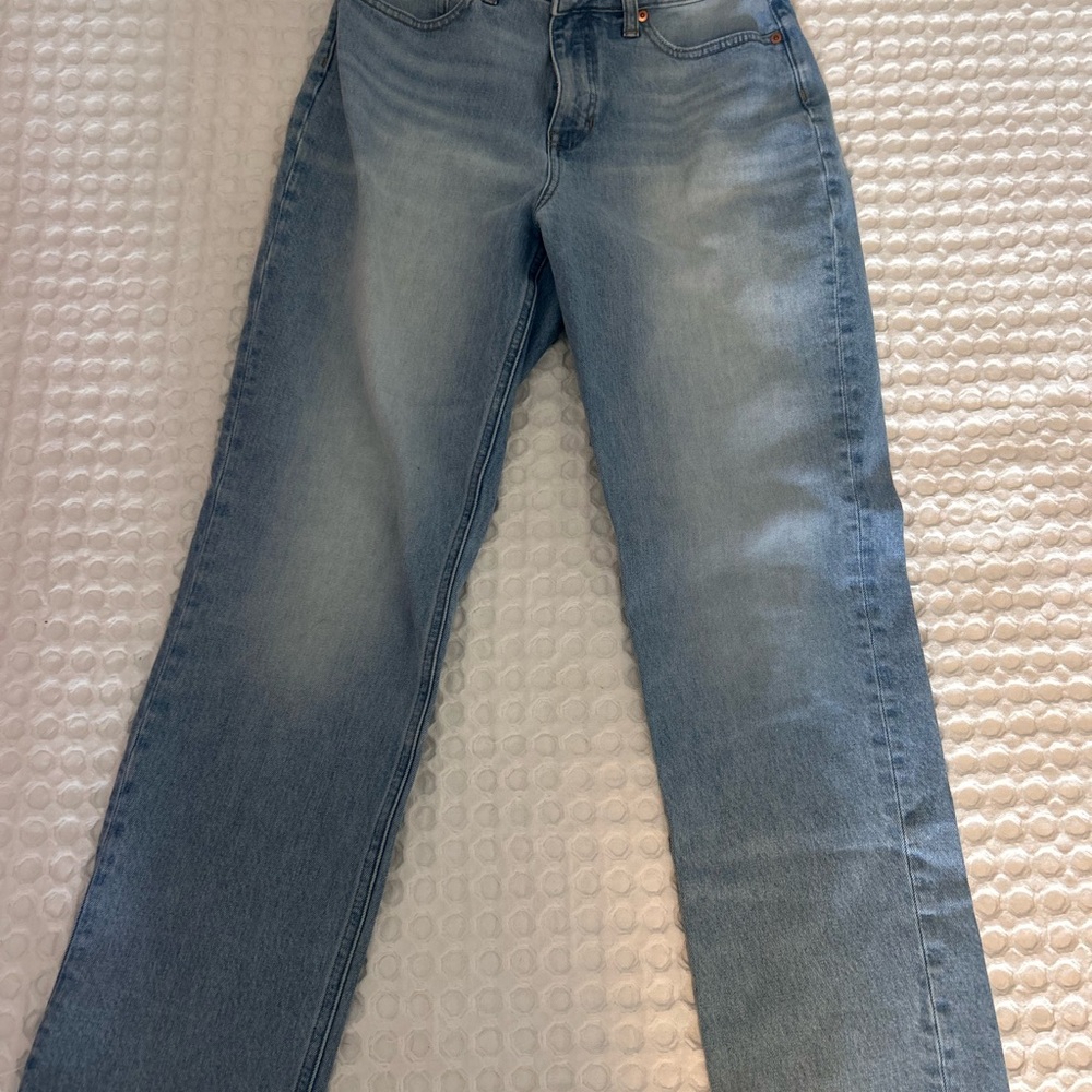 J. Crew Women's Light Blue Straight Leg Jeans